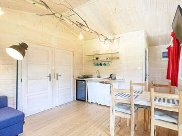 Фото номера Two-Bedroom Chalet with Terrace and Lake View Лоджи Osada Pstrąga г. Строне-Слёнске 15